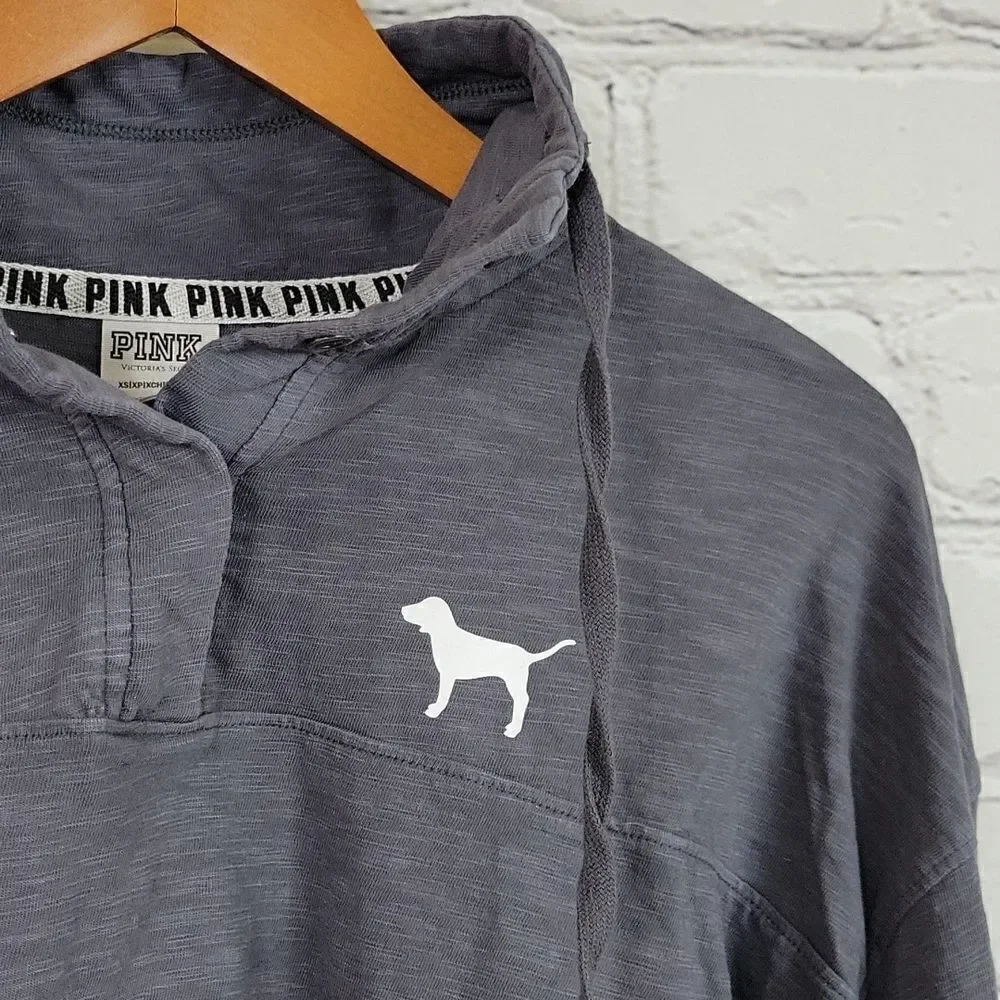 Pink Crop Sweatshirt - Picture 2 of 8